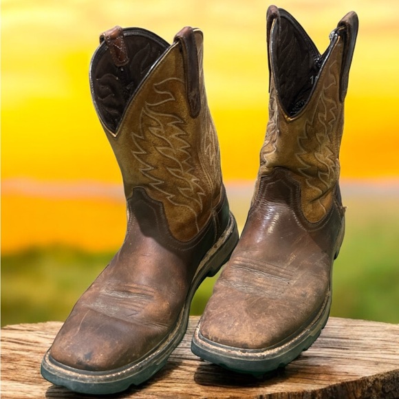 Ariat Other - Ariat Men’s Groundbreaker Work Boots in Brown Size 10.5D